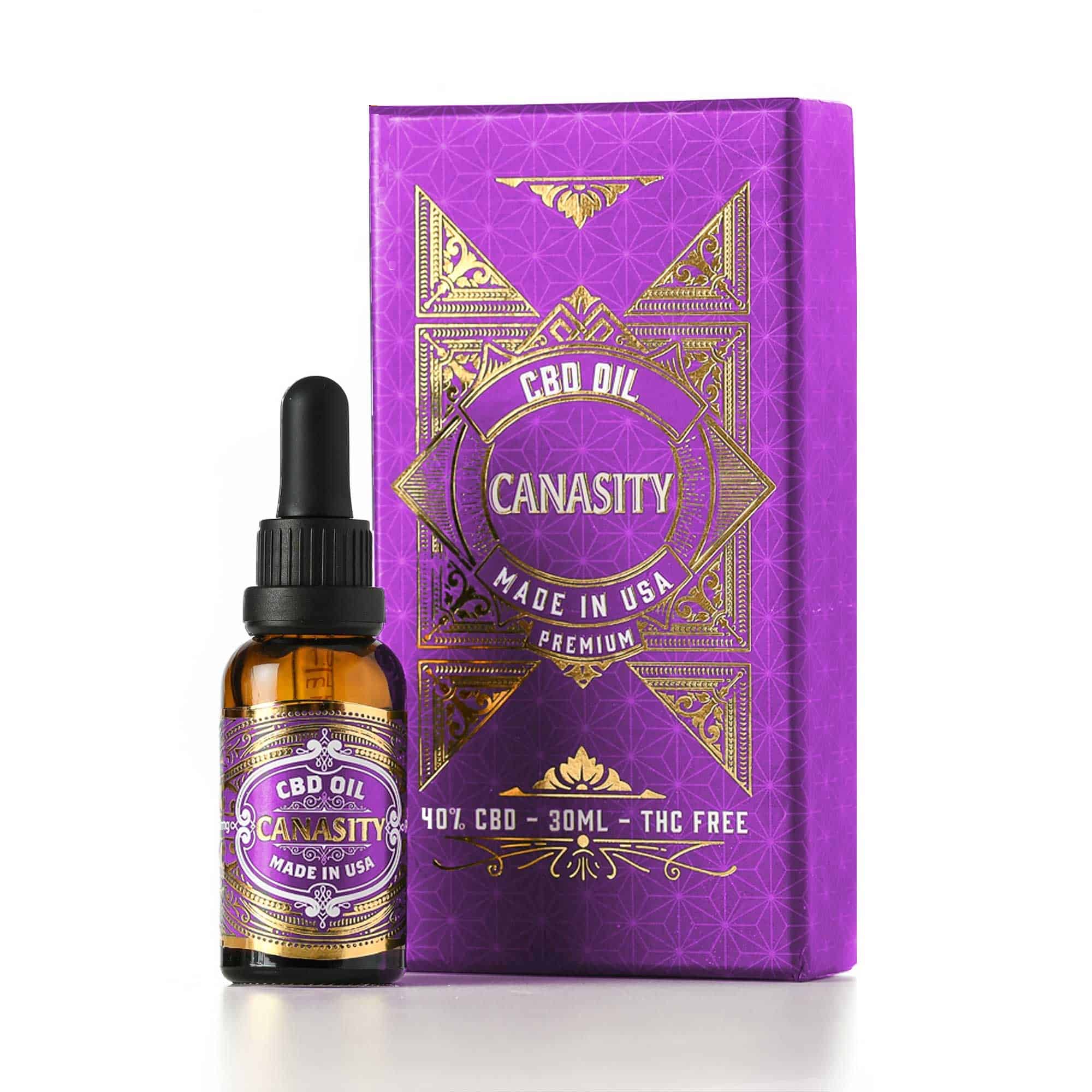 Canasity CBD Öl 40 % Breitspektrum – Produktbild
