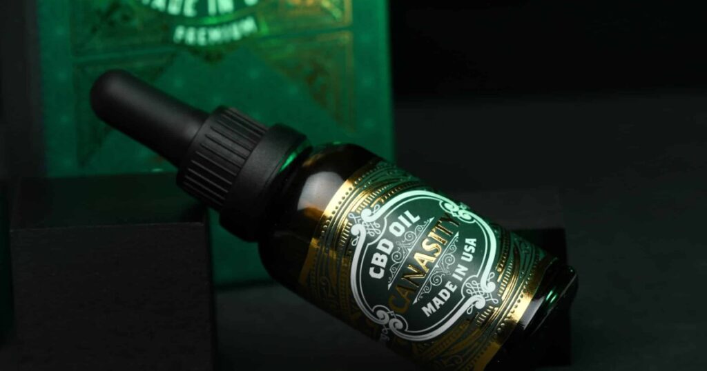 Canasity Breitspektrum-CBD-Öl – Flasche mit Pipette